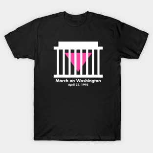 March Vintage 90s Gay LGBT Retro T-Shirt